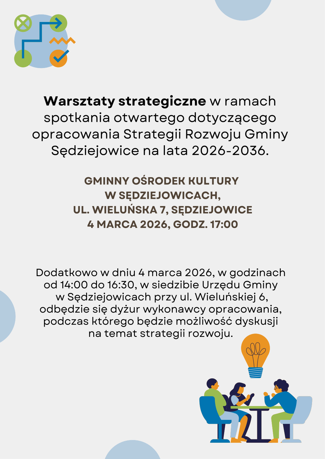 plakat spotkanie dyzur